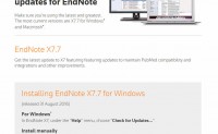 EndNote v7.7.1升级地址
